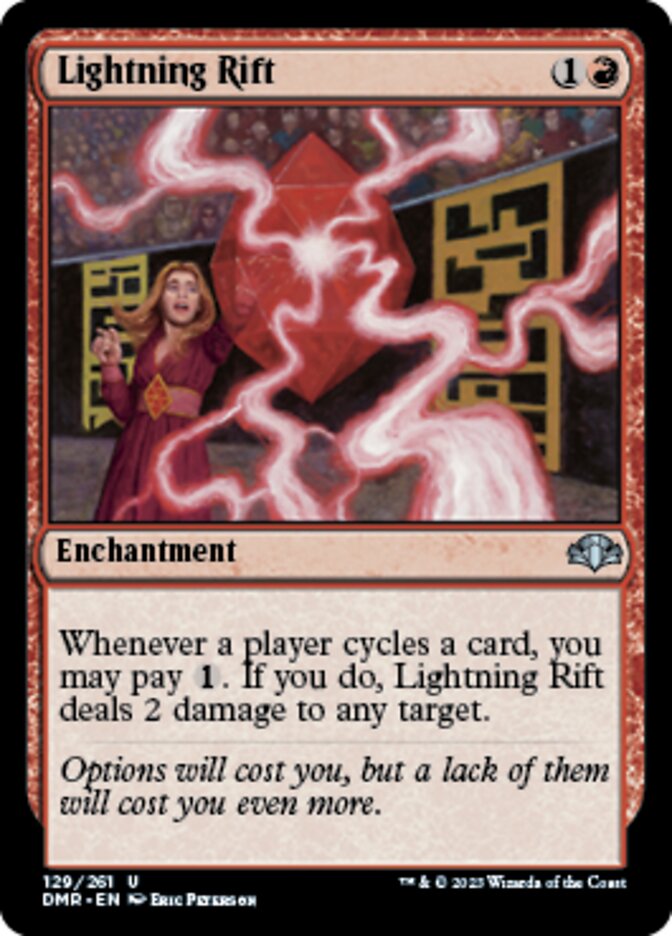 Lightning Rift [Dominaria Remastered] | Dragon's Lair Comics and Fantasy Houston TX