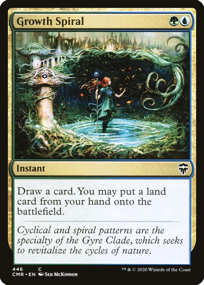 Growth Spiral [Commander Legends] | Dragon's Lair Comics and Fantasy Houston TX