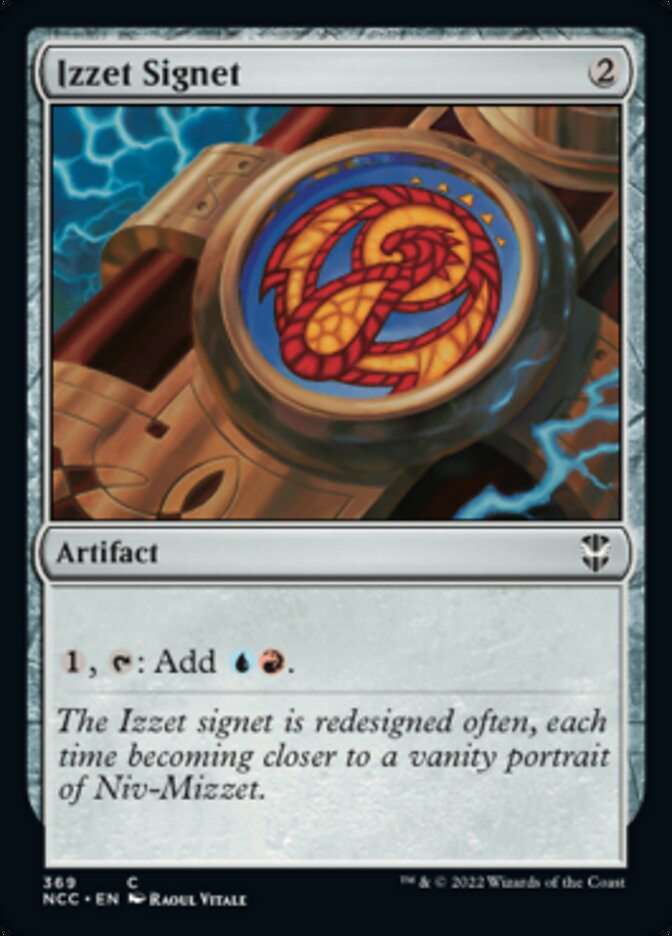 Izzet Signet [Streets of New Capenna Commander] | Dragon's Lair Comics and Fantasy Houston TX