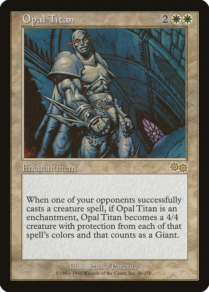 Opal Titan [Urza's Saga] | Dragon's Lair Comics and Fantasy Houston TX