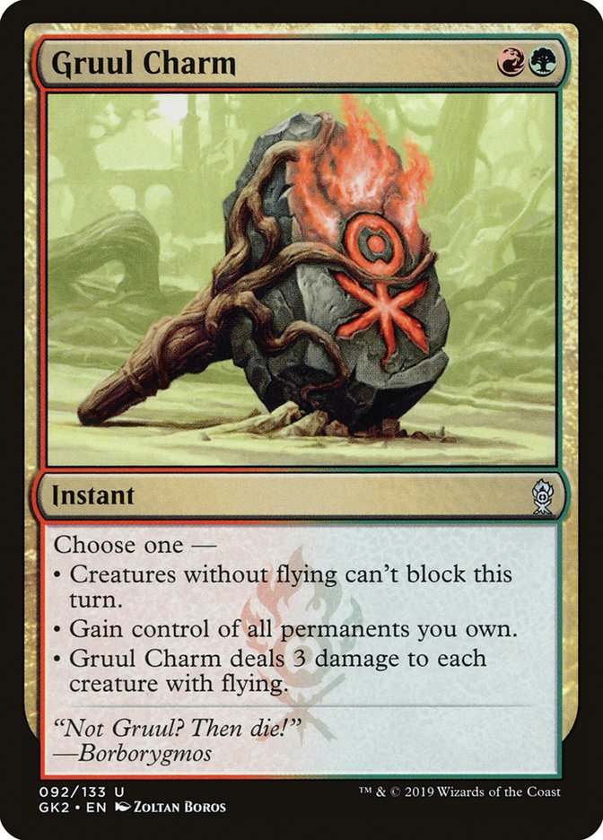 Gruul Charm [Ravnica Allegiance Guild Kit] | Dragon's Lair Comics and Fantasy Houston TX