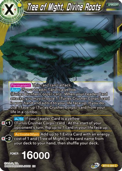 Tree of Might, Divine Roots (BT15-094) [Saiyan Showdown] | Dragon's Lair Comics and Fantasy Houston TX