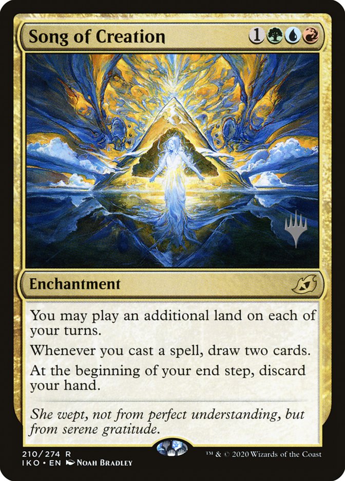 Song of Creation (Promo Pack) [Ikoria: Lair of Behemoths Promos] | Dragon's Lair Comics and Fantasy Houston TX