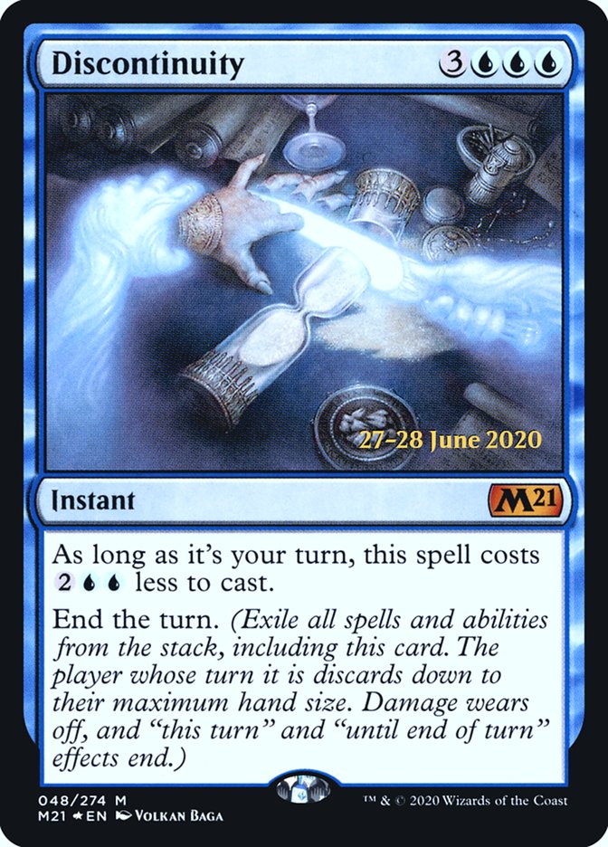 Discontinuity [Core Set 2021 Prerelease Promos] | Dragon's Lair Comics and Fantasy Houston TX