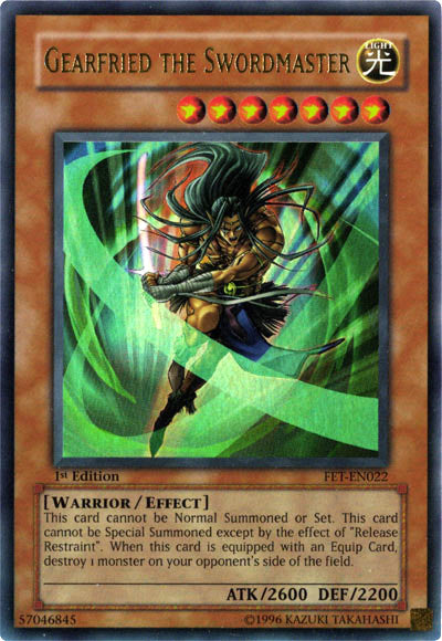 Gearfried the Swordmaster [FET-EN022] Ultra Rare | Dragon's Lair Comics and Fantasy Houston TX