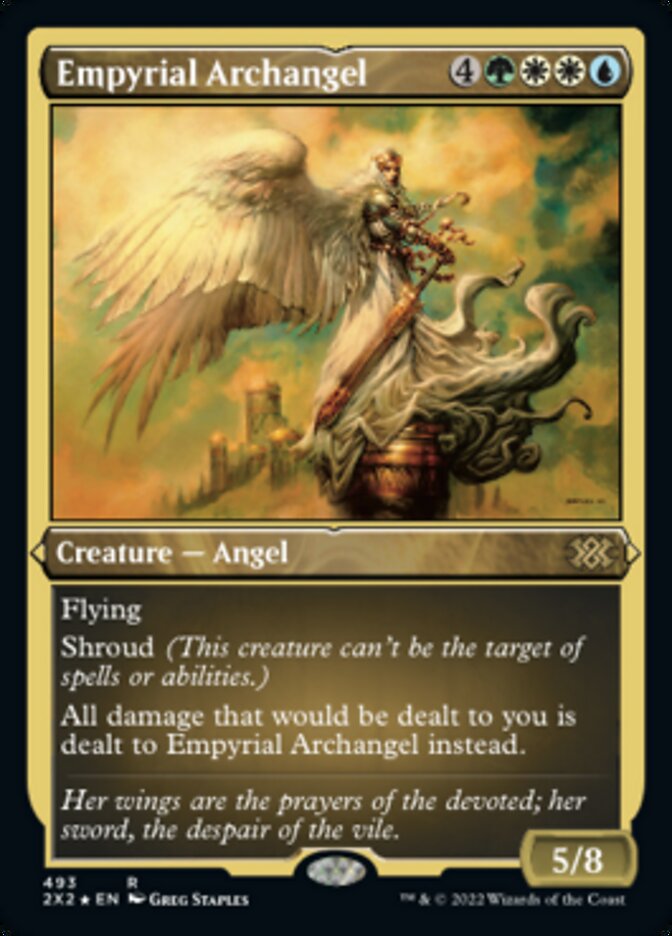 Empyrial Archangel (Foil Etched) [Double Masters 2022] | Dragon's Lair Comics and Fantasy Houston TX