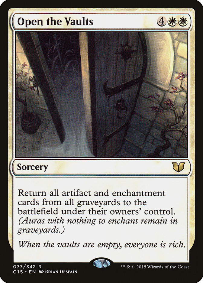 Open the Vaults [Commander 2015] | Dragon's Lair Comics and Fantasy Houston TX