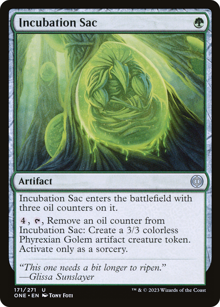 Incubation Sac [Phyrexia: All Will Be One] | Dragon's Lair Comics and Fantasy Houston TX
