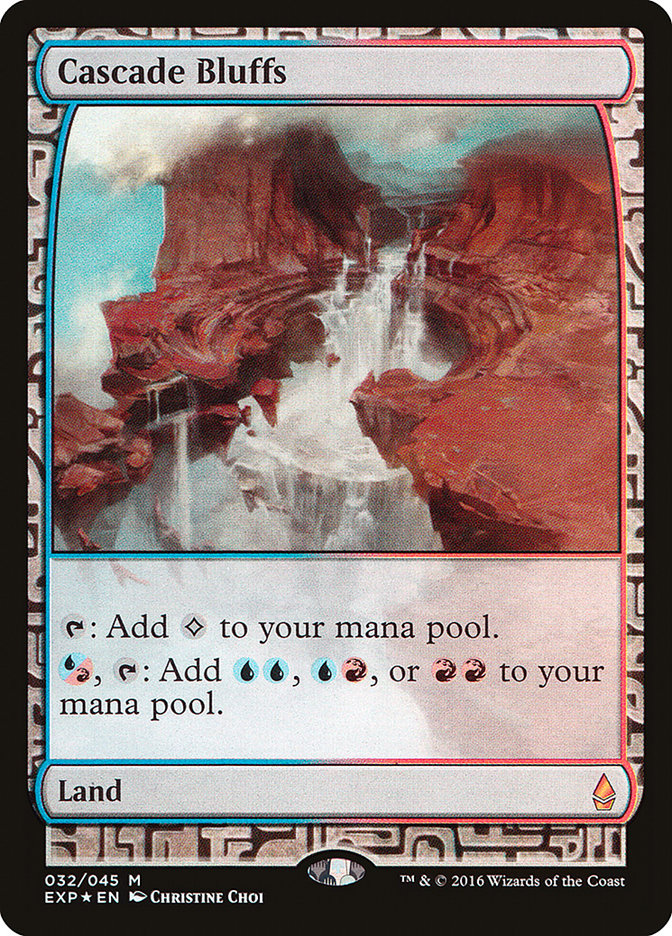 Cascade Bluffs [Zendikar Expeditions] | Dragon's Lair Comics and Fantasy Houston TX