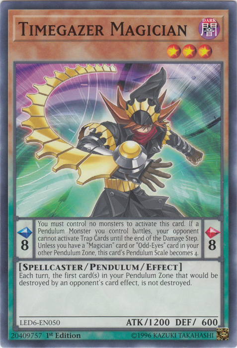 Timegazer Magician [LED6-EN050] Common | Dragon's Lair Comics and Fantasy Houston TX