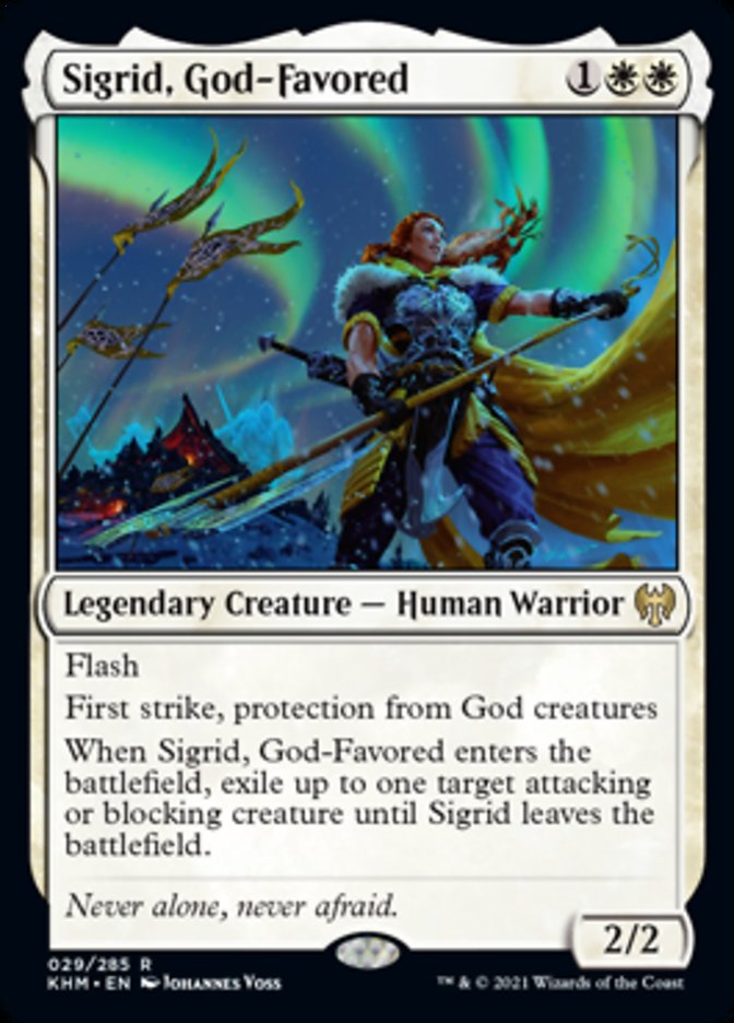 Sigrid, God-Favored [Kaldheim] | Dragon's Lair Comics and Fantasy Houston TX