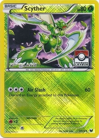 Scyther (4/108) (League Promo 2nd Place) [Black & White: Dark Explorers] | Dragon's Lair Comics and Fantasy Houston TX
