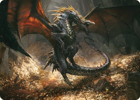 Cavern-Hoard Dragon Art Card [The Lord of the Rings: Tales of Middle-earth Art Series] | Dragon's Lair Comics and Fantasy Houston TX