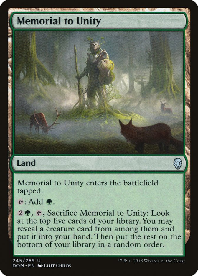Memorial to Unity [Dominaria] | Dragon's Lair Comics and Fantasy Houston TX