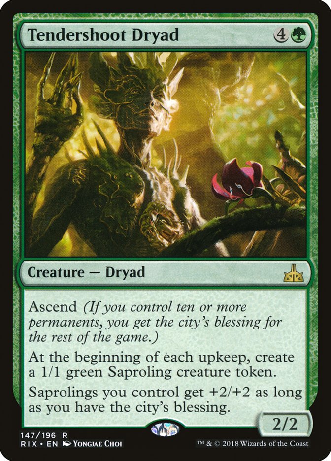 Tendershoot Dryad [Rivals of Ixalan] | Dragon's Lair Comics and Fantasy Houston TX