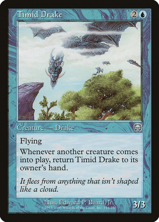Timid Drake [Mercadian Masques] | Dragon's Lair Comics and Fantasy Houston TX
