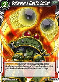 Bollarator's Elastic Strike! (Divine Multiverse Draft Tournament) (DB2-162) [Tournament Promotion Cards] | Dragon's Lair Comics and Fantasy Houston TX