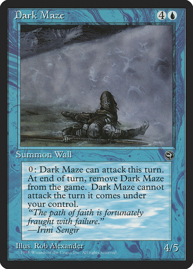Dark Maze (Irini Sengir Flavor Text) [Homelands] | Dragon's Lair Comics and Fantasy Houston TX
