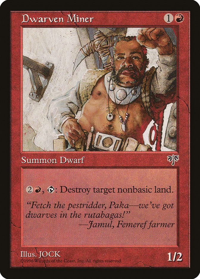 Dwarven Miner [Mirage] | Dragon's Lair Comics and Fantasy Houston TX