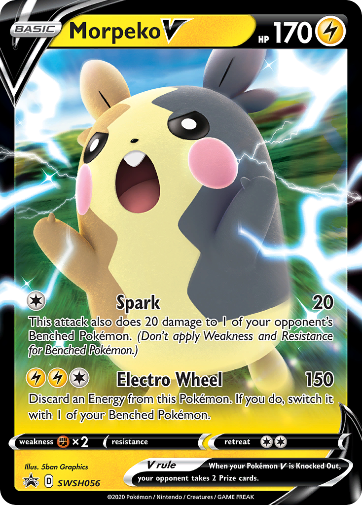 Morpeko V (SWSH056) [Sword & Shield: Black Star Promos] | Dragon's Lair Comics and Fantasy Houston TX