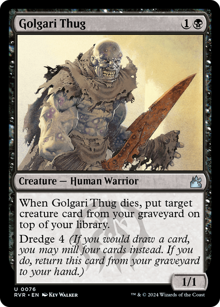Golgari Thug [Ravnica Remastered] | Dragon's Lair Comics and Fantasy Houston TX