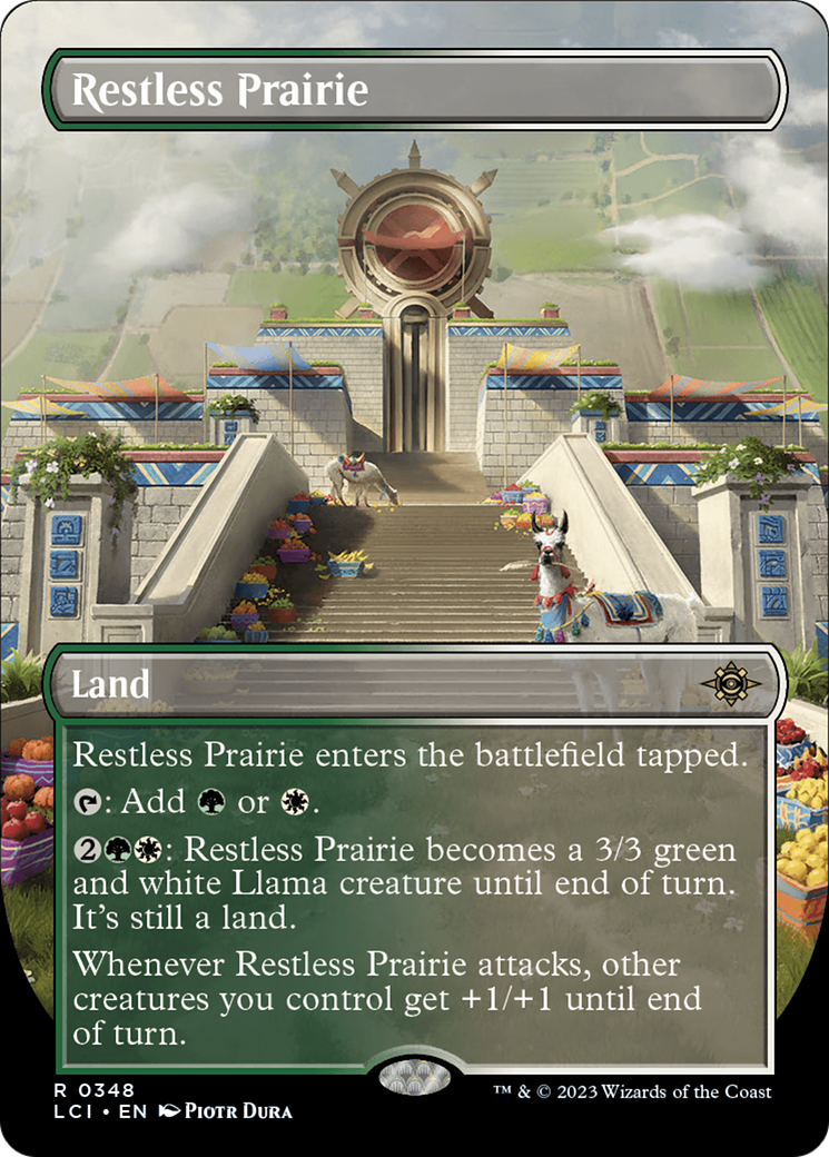 Restless Prairie (Borderless) [The Lost Caverns of Ixalan] | Dragon's Lair Comics and Fantasy Houston TX