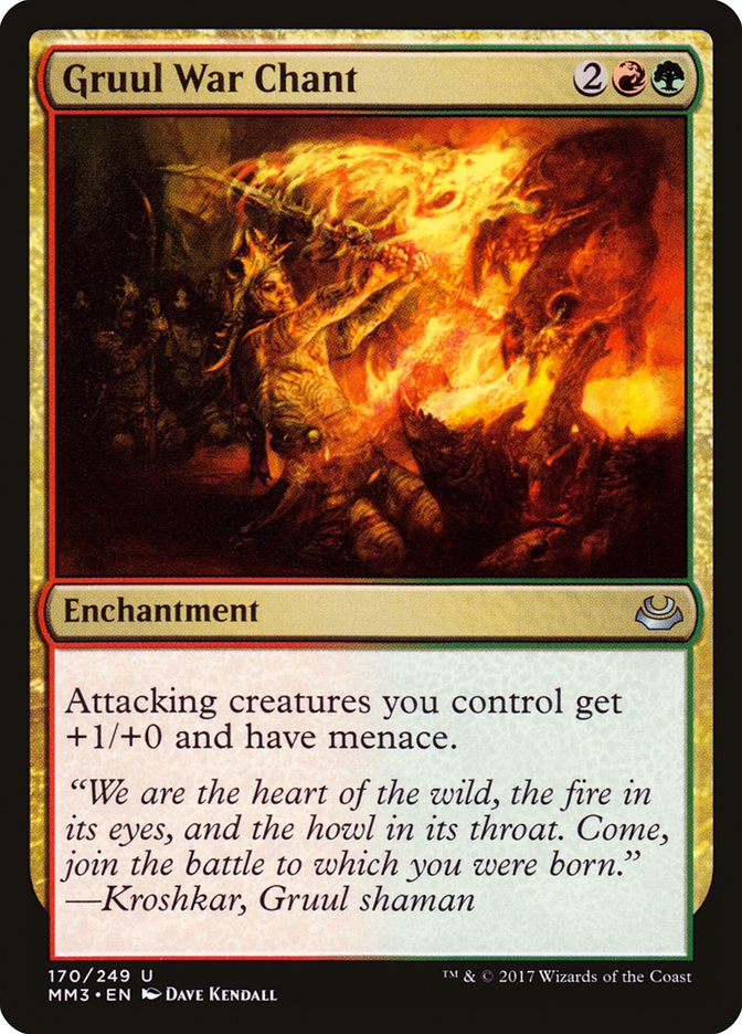 Gruul War Chant [Modern Masters 2017] | Dragon's Lair Comics and Fantasy Houston TX