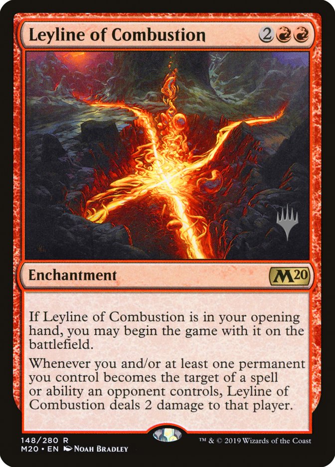Leyline of Combustion (Promo Pack) [Core Set 2020 Promos] | Dragon's Lair Comics and Fantasy Houston TX