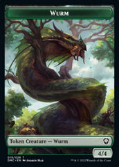Bird (002) // Wurm Double-Sided Token [Dominaria United Tokens] | Dragon's Lair Comics and Fantasy Houston TX