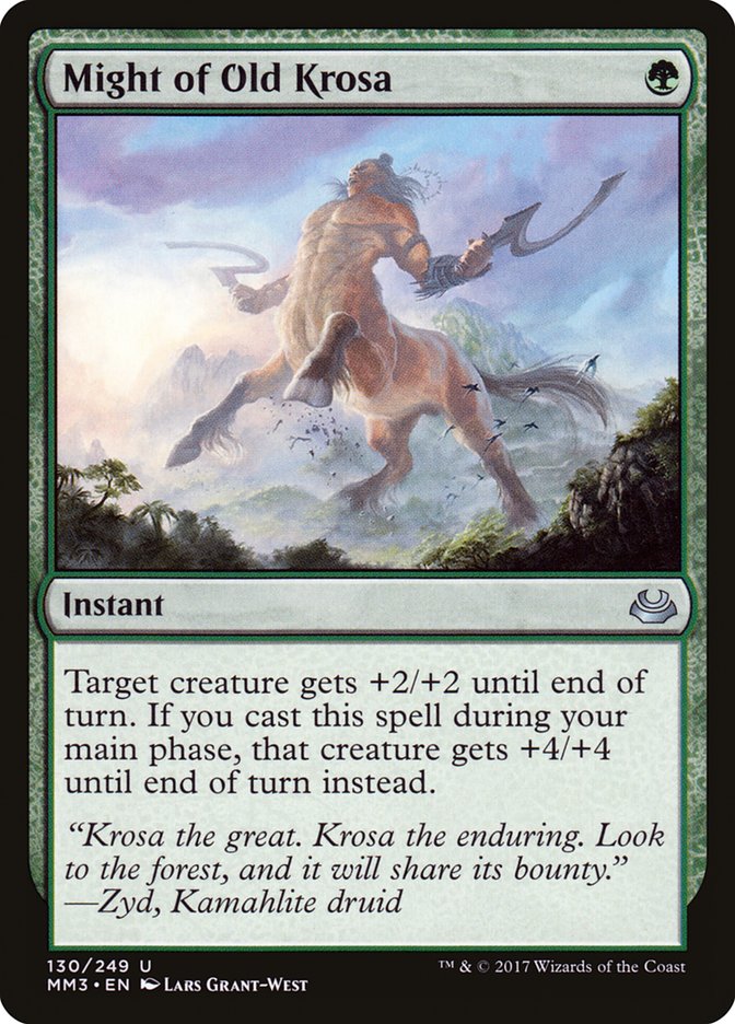 Might of Old Krosa [Modern Masters 2017] | Dragon's Lair Comics and Fantasy Houston TX