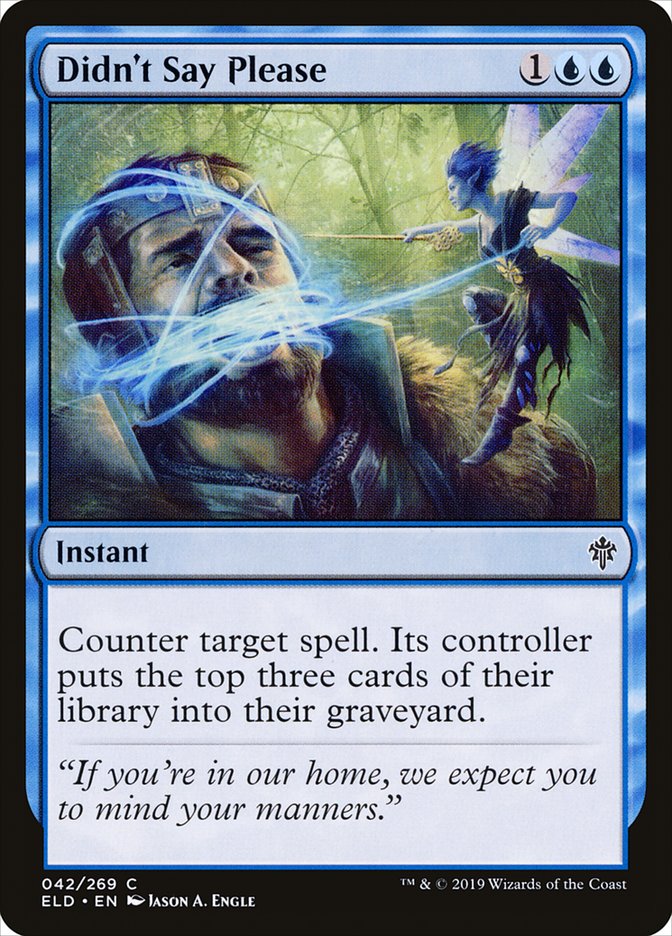 Didn't Say Please [Throne of Eldraine] | Dragon's Lair Comics and Fantasy Houston TX