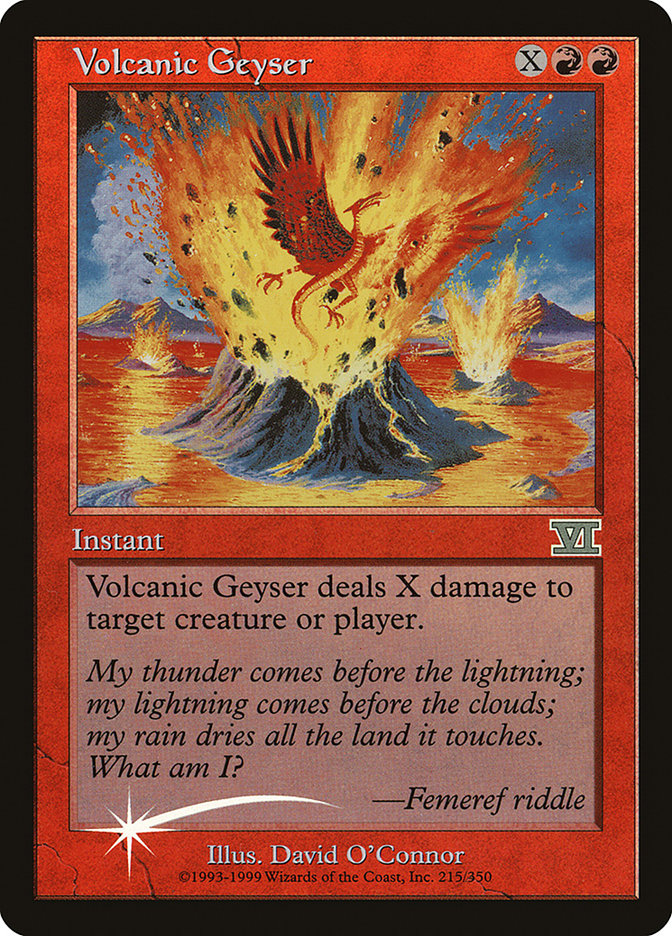 Volcanic Geyser [Friday Night Magic 2000] | Dragon's Lair Comics and Fantasy Houston TX