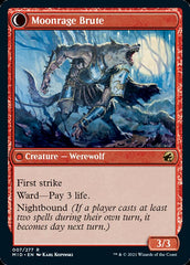 Brutal Cathar // Moonrage Brute [Innistrad: Midnight Hunt] | Dragon's Lair Comics and Fantasy Houston TX