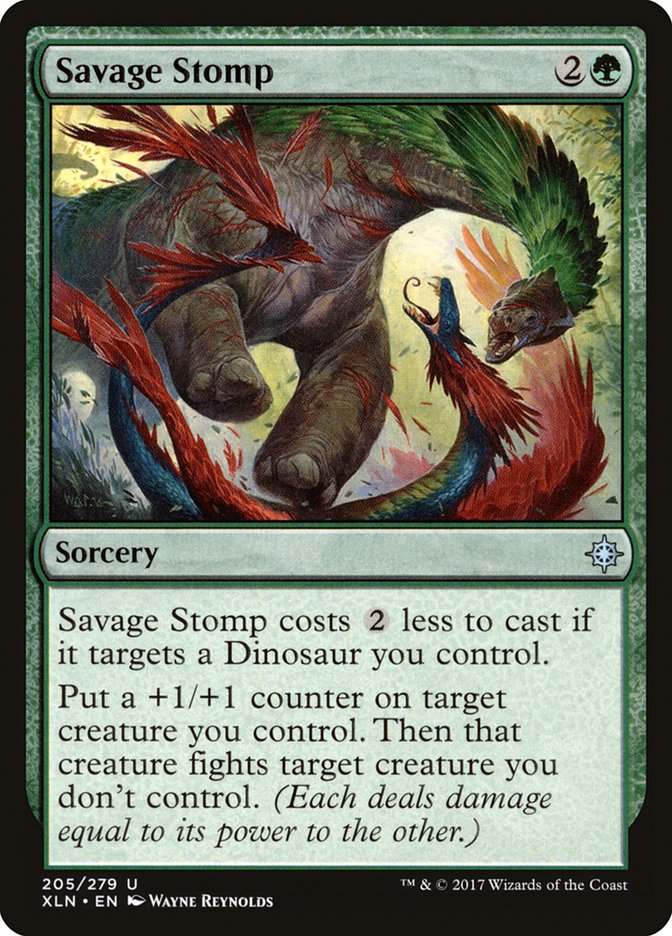 Savage Stomp [Ixalan] | Dragon's Lair Comics and Fantasy Houston TX