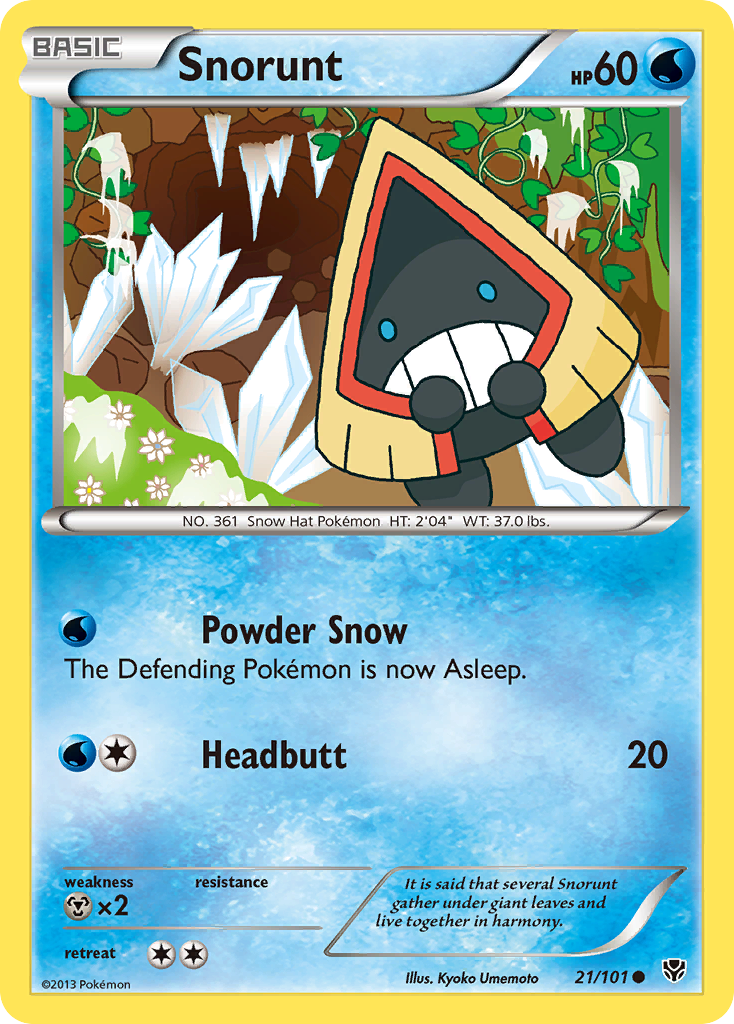 Snorunt (21/101) [Black & White: Plasma Blast] | Dragon's Lair Comics and Fantasy Houston TX