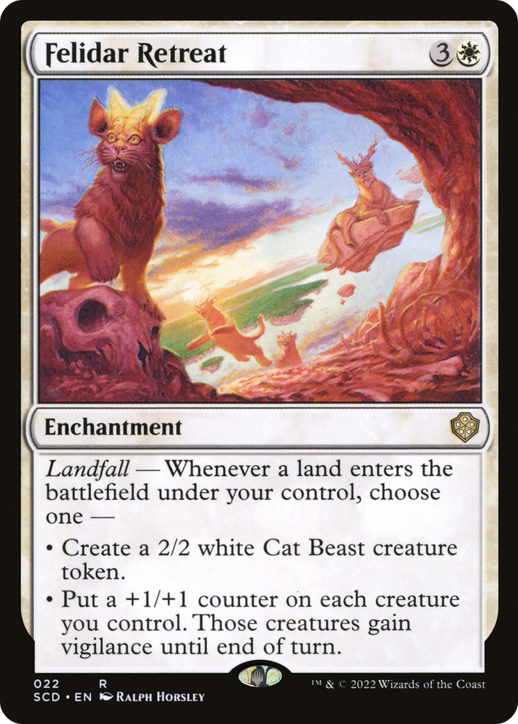 Felidar Retreat [Starter Commander Decks] | Dragon's Lair Comics and Fantasy Houston TX