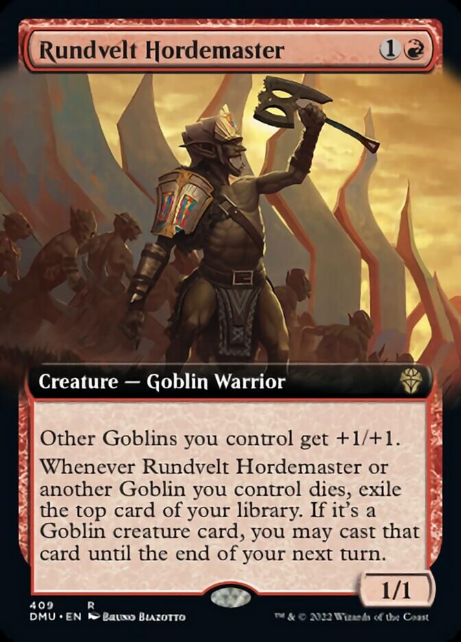 Rundvelt Hordemaster (Extended Art) [Dominaria United] | Dragon's Lair Comics and Fantasy Houston TX