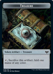 Blood // Treasure Double-Sided Token [Innistrad: Crimson Vow Tokens] | Dragon's Lair Comics and Fantasy Houston TX