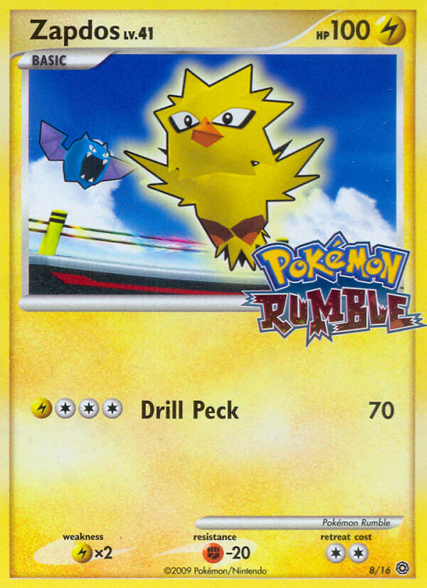 Zapdos (8/16) [Pokémon Rumble] | Dragon's Lair Comics and Fantasy Houston TX