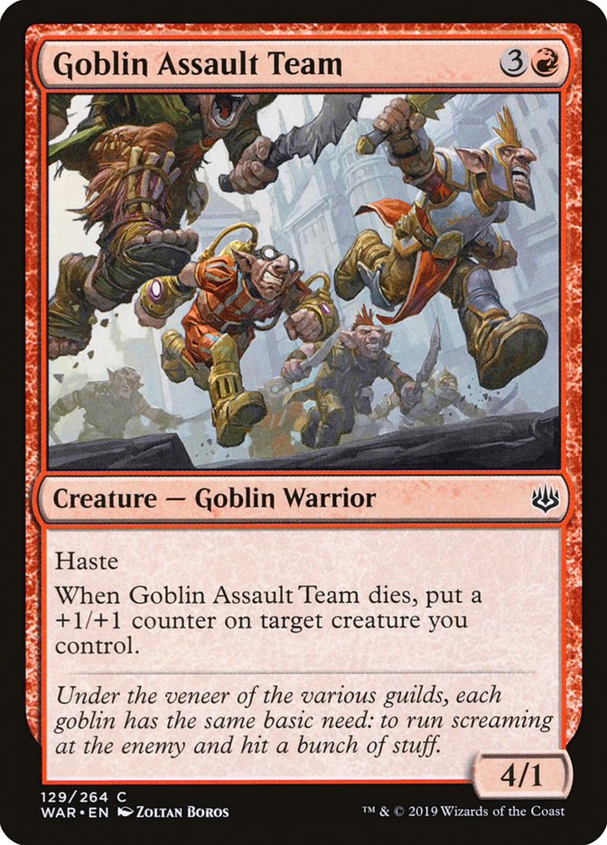 Goblin Assault Team [War of the Spark] | Dragon's Lair Comics and Fantasy Houston TX