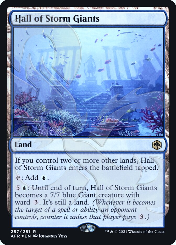 Hall of Storm Giants (Ampersand Promo) [Dungeons & Dragons: Adventures in the Forgotten Realms Promos] | Dragon's Lair Comics and Fantasy Houston TX