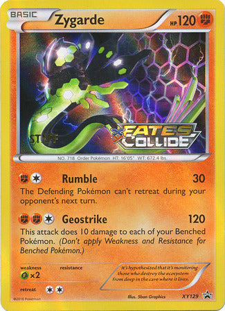 Zygarde (XY129) (Staff) [XY: Black Star Promos] | Dragon's Lair Comics and Fantasy Houston TX