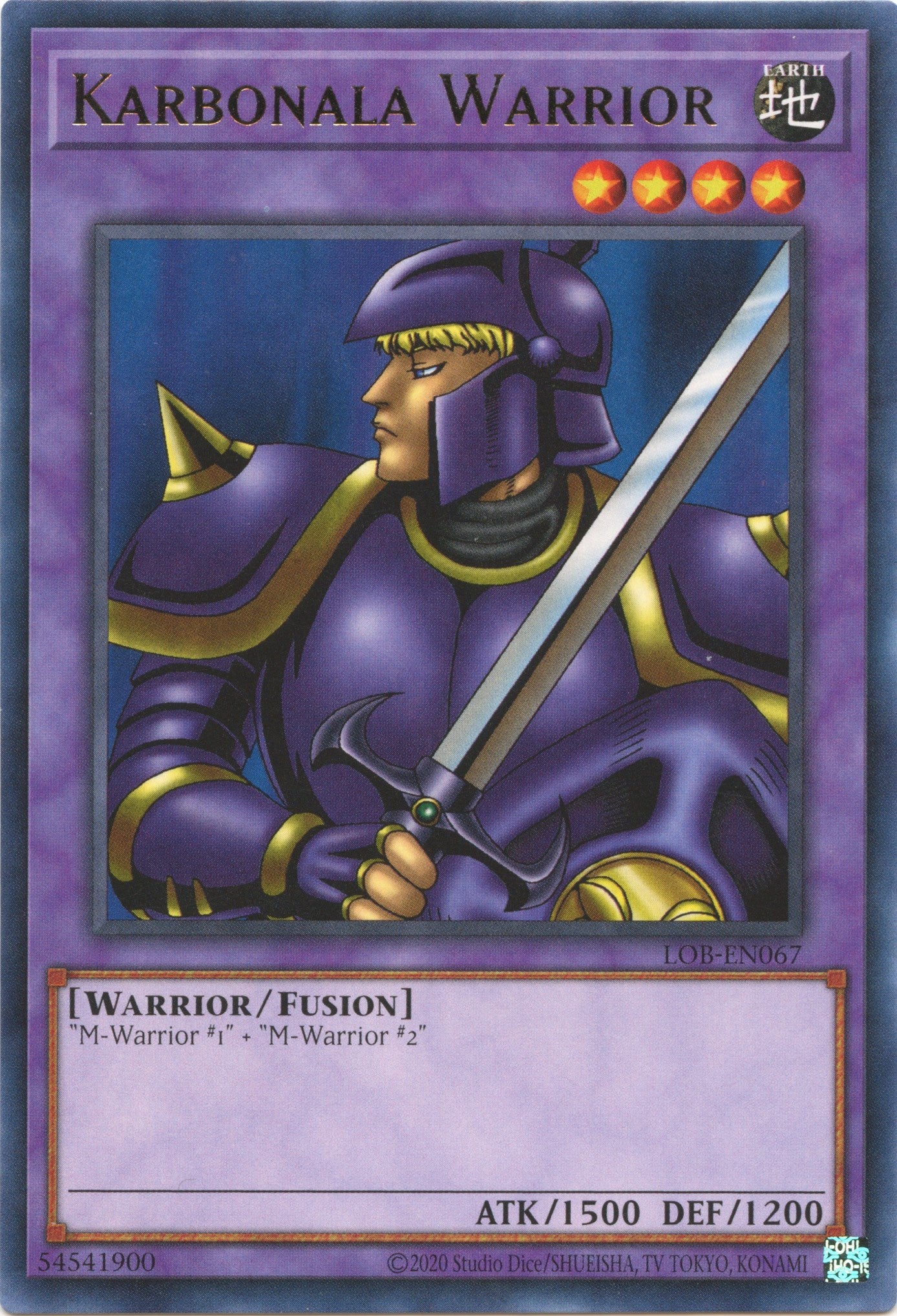Karbonala Warrior (25th Anniversary) [LOB-EN067] Rare | Dragon's Lair Comics and Fantasy Houston TX