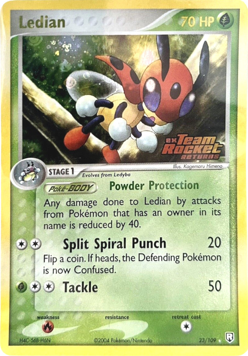 Ledian (23/109) (Stamped) [EX: Team Rocket Returns] | Dragon's Lair Comics and Fantasy Houston TX