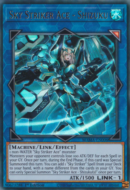 Sky Striker Ace - Shizuku [MAMA-EN006] Ultra Rare | Dragon's Lair Comics and Fantasy Houston TX