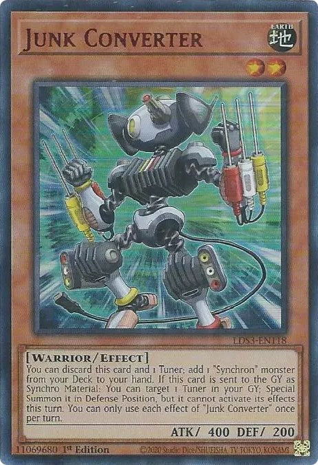 Junk Converter (Red) [LDS3-EN118] Ultra Rare | Dragon's Lair Comics and Fantasy Houston TX