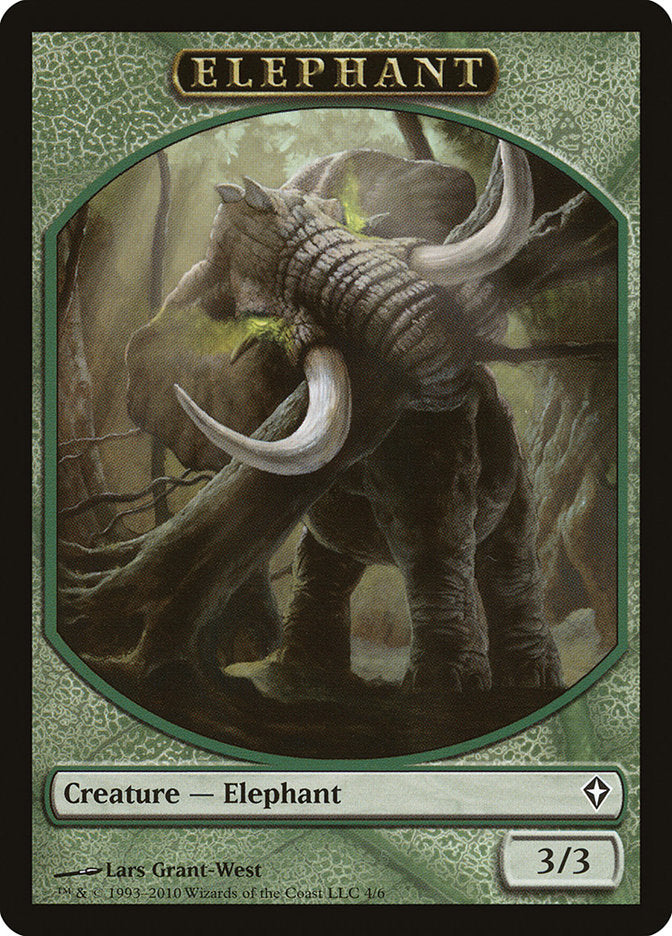 Elephant Token [Worldwake Tokens] | Dragon's Lair Comics and Fantasy Houston TX