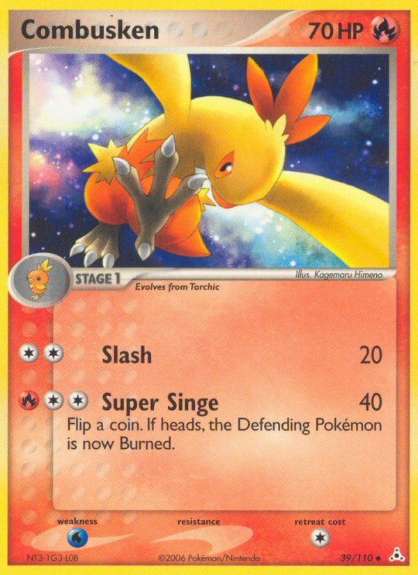 Combusken (39/110) [EX: Holon Phantoms] | Dragon's Lair Comics and Fantasy Houston TX
