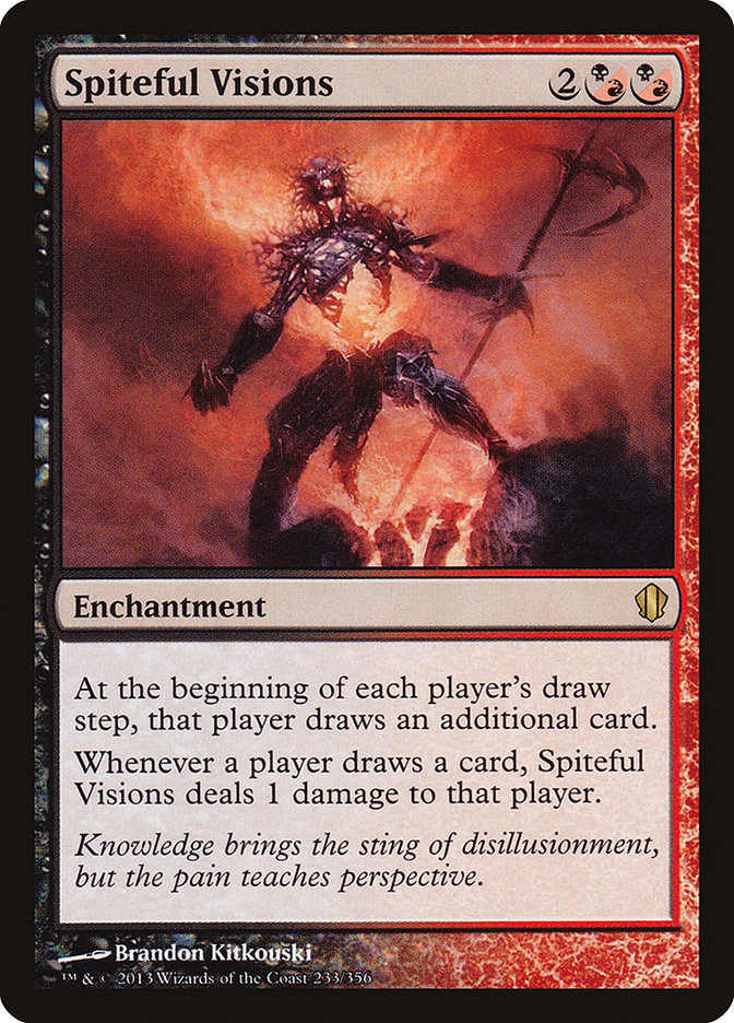 Spiteful Visions [Commander 2013] | Dragon's Lair Comics and Fantasy Houston TX