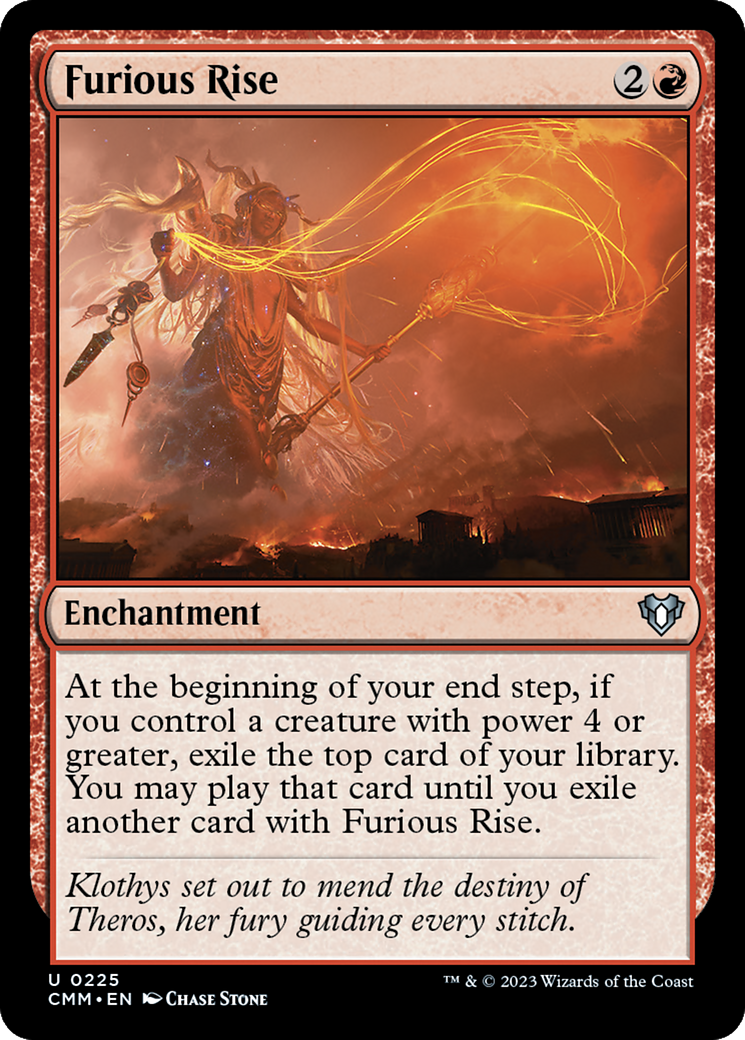 Furious Rise [Commander Masters] | Dragon's Lair Comics and Fantasy Houston TX